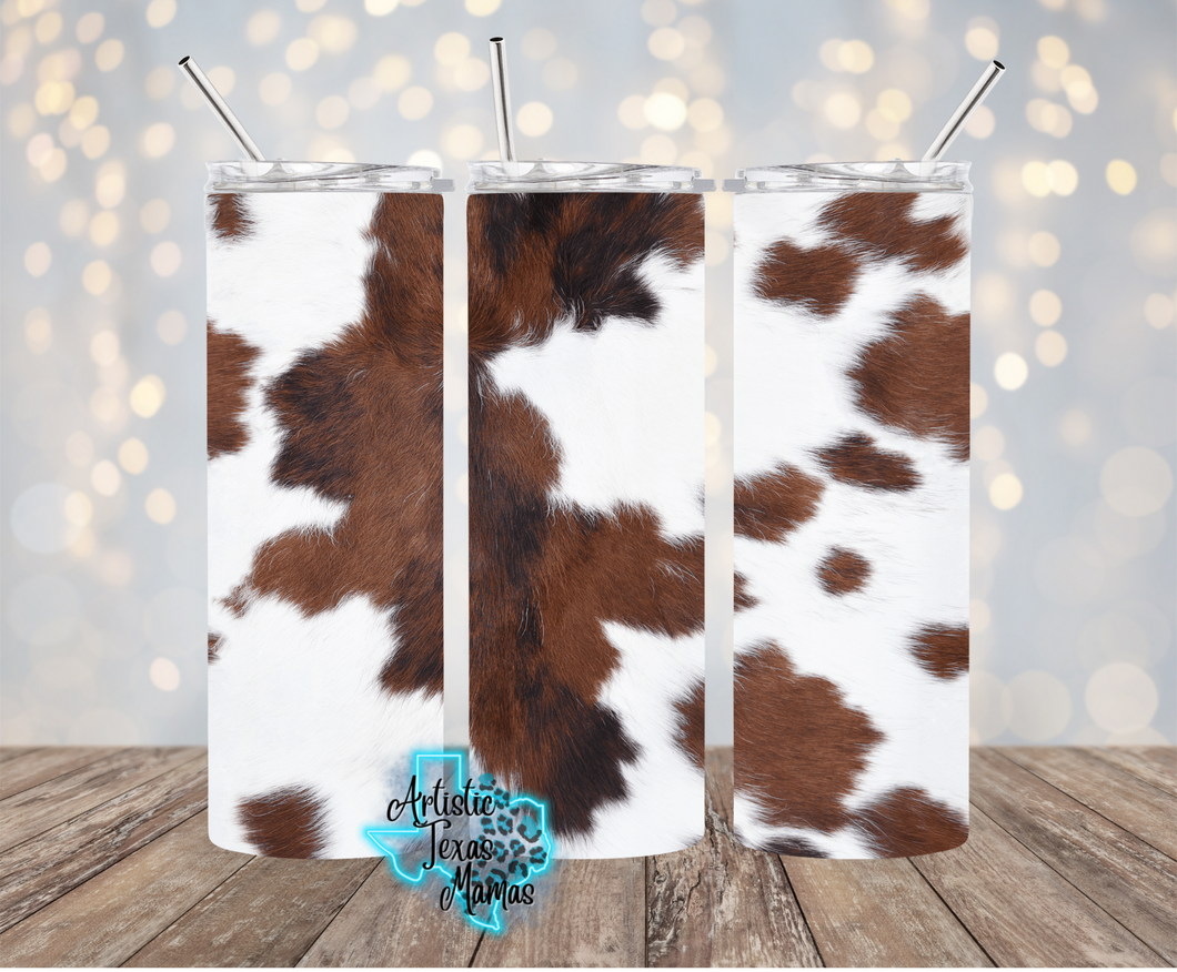 Cowhide Sublimation Tumbler