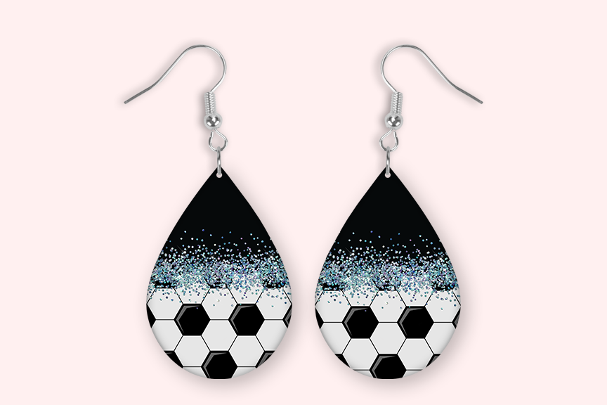 Soccer Earrings