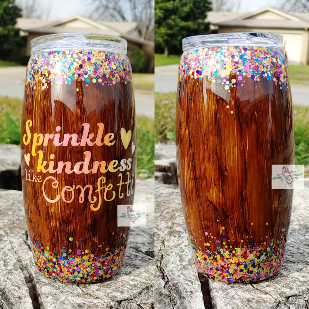 Woodgrain Tumbler