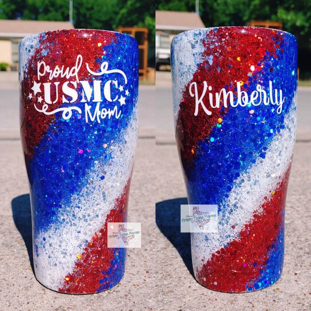 Glitter Swirl Tumbler