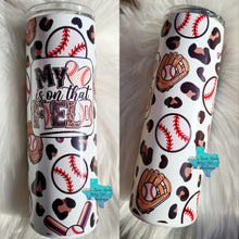 Load image into Gallery viewer, Leo Baseball Sublimation Tumbler
