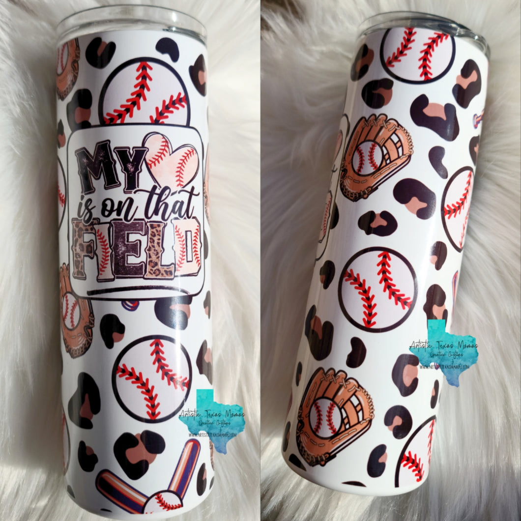 Leo Baseball Sublimation Tumbler