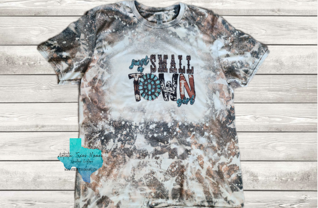 Small Town Girl Bleached T-Shirt