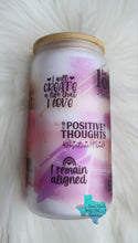 Load image into Gallery viewer, Be Kind to Your Mind Glass 16oz Tumbler
