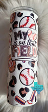 Load image into Gallery viewer, Leo Baseball Sublimation Tumbler
